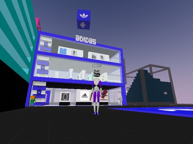 ADIDAS at CRYPTOVOXELS
