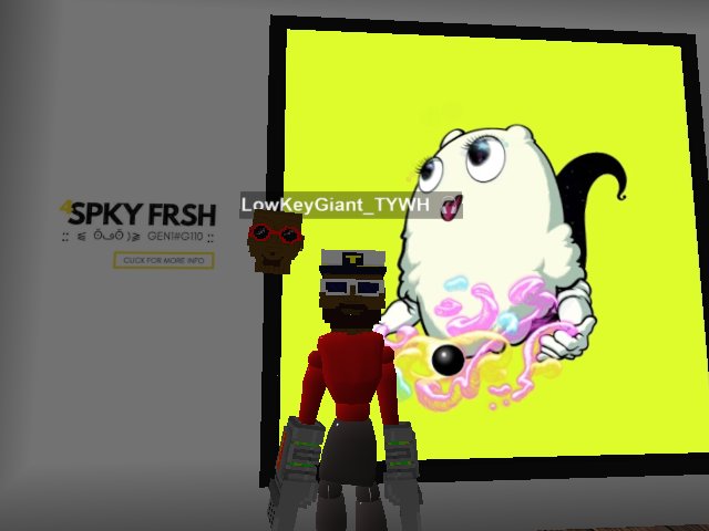 MEET ME UPSTAIRS AT 8om EST for a chat with SPKY FRSH!
