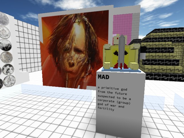Interesting together. The idol called MAD and the bone whistler from my collaboration with Lawrence Lee
