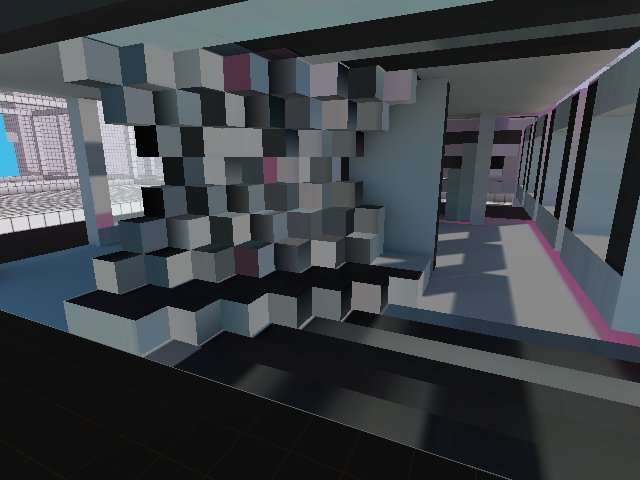 another example of weird lightbaking on blocks