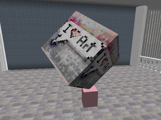 I Heart Art Cube - an answer to Pixls challenge to create something new from their speech bubble.