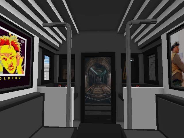 What a great view when walking down the carriage
