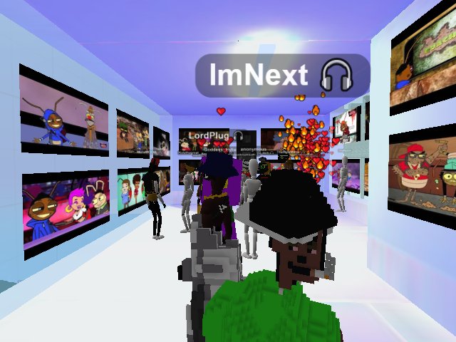 watching the roach motel TV in the METAVERSE!!!!