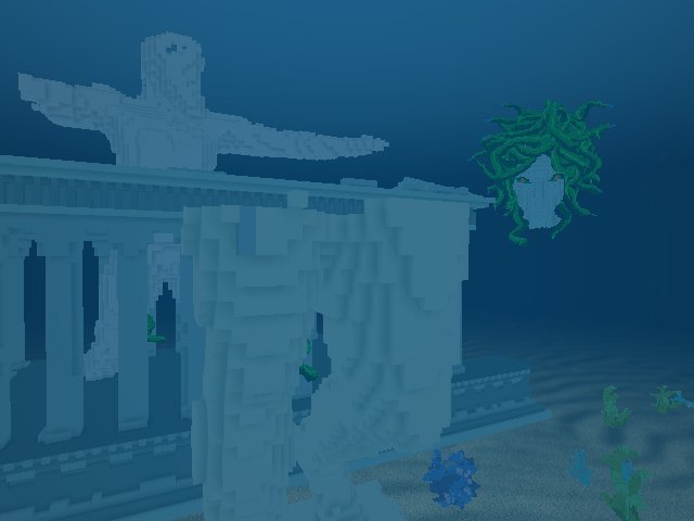 Found the underwater ruins!