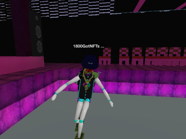1800GotNFTs got the swag in GME Arena