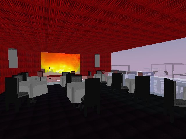 The Swanky Red Room is ready for a show!