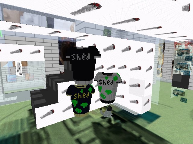 ok finally!!! shed tees at the shop!