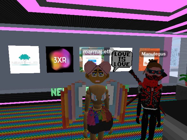 <3 hanging in the NEAR connection center <3