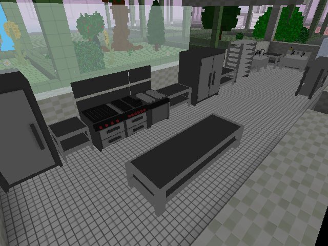 Kitchen being built out today