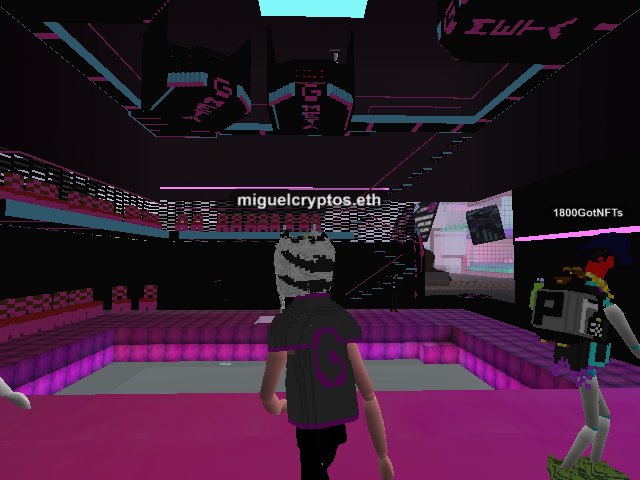 Dancing in the GMeta.One Arena