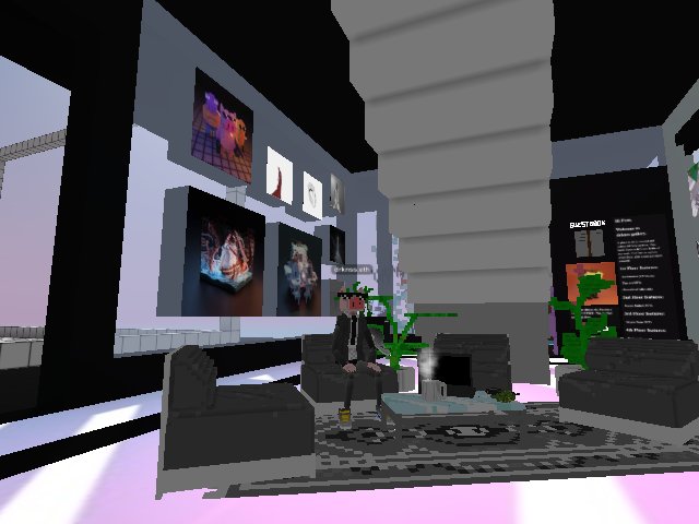 voxeling on a saturday morning and chilling at the gallery