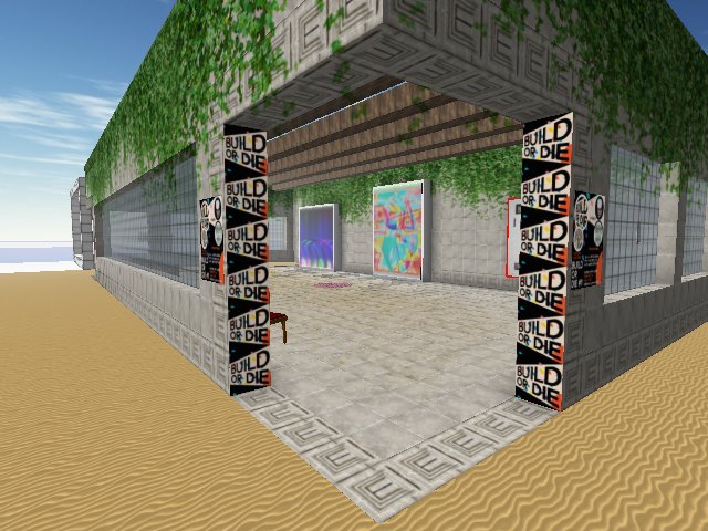 SUPPORT NEW ARTISTS / BUILD OR DIE / 4pm UTC / http://buildordie.cryptovoxels.net