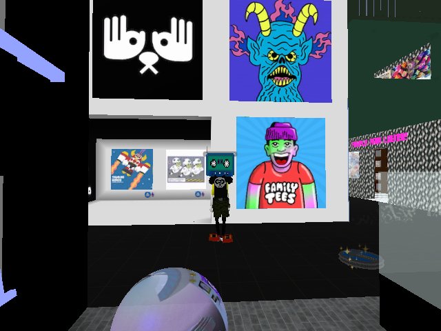 I posted up my daemonoidz (objkt.com) NFTs at All City 3 #animatedNFT