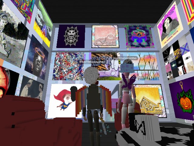 Organizing the final touches.