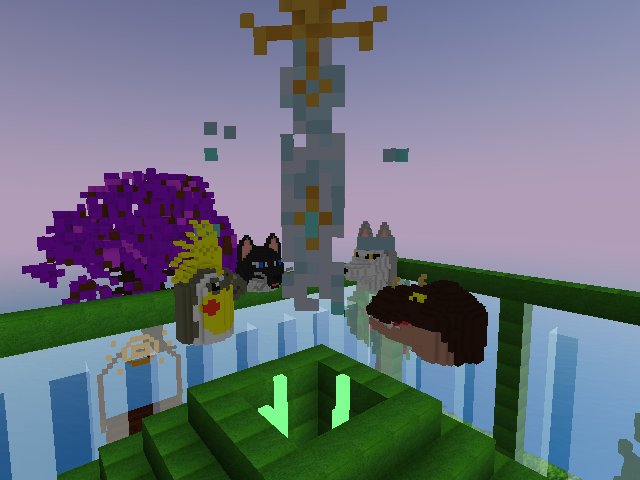 The animal spirits consuming the sacrifice.