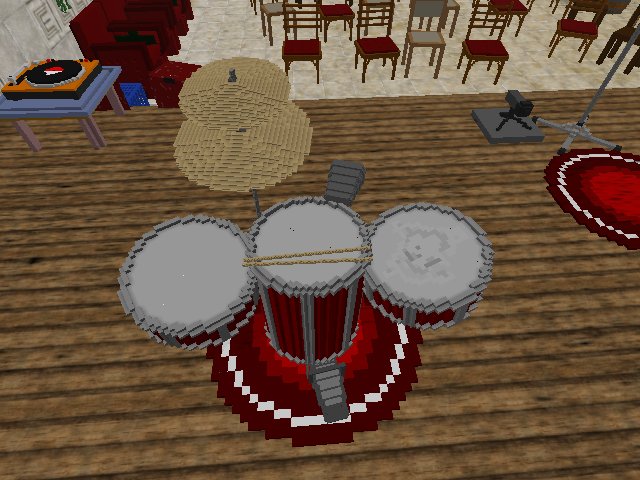 Have you ever played a cocktail drum set?