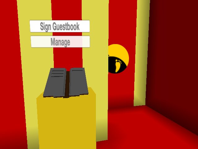 Sign the guest book for a prize. Happy Lunar New Year