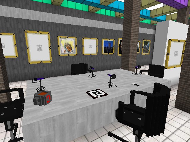 Podcast table ready to go!