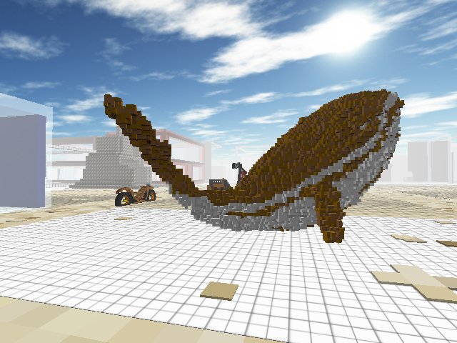 burningvoxels build in progress