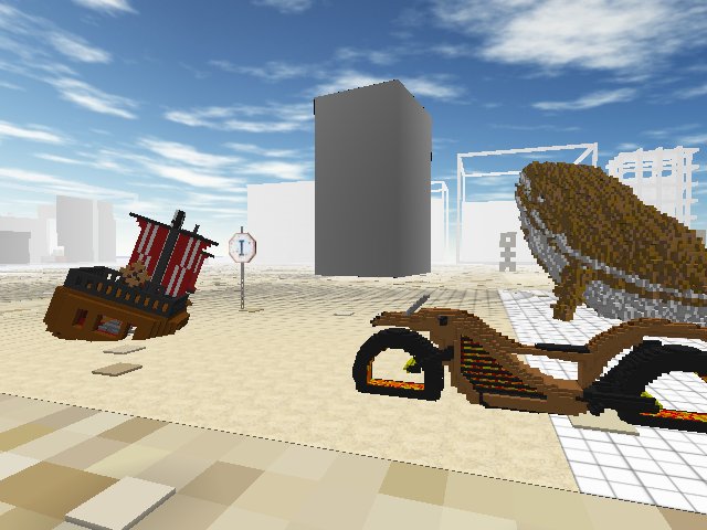 #BURNINGVOXELS / #BLACKVOXDESERT / models by @Bullauge333