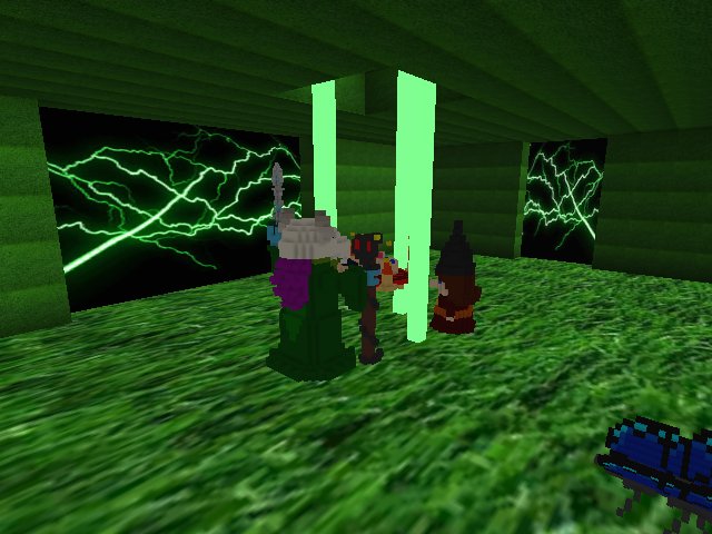 The Altar of Sacrifice seen from the opening to the Underworld