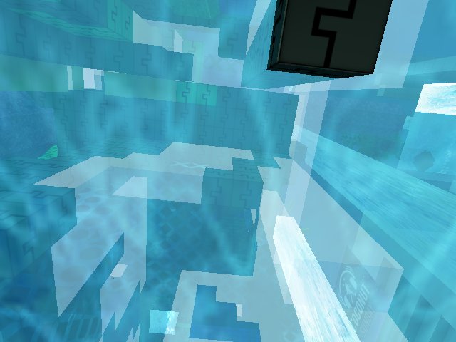 Flooded passage to the Crystal Staircase in Scarcity from the Underworld