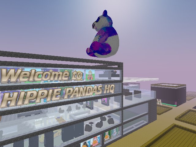 HIPPIE PANDAS HQ - Home of the BIG Panda!