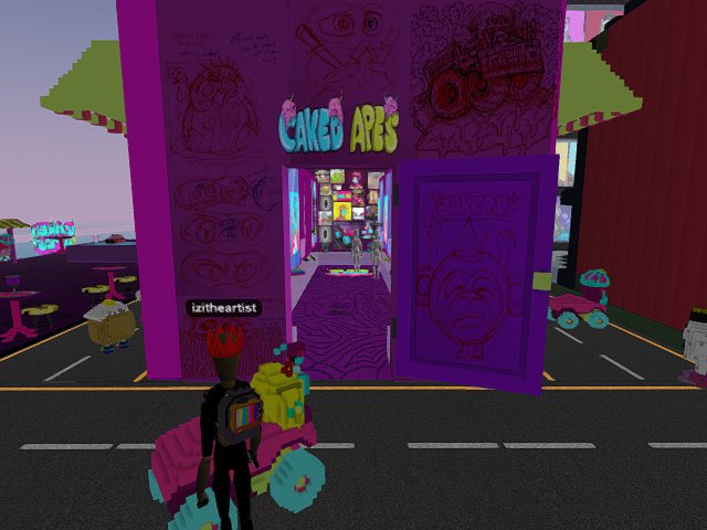 Caked Apes Entrance
