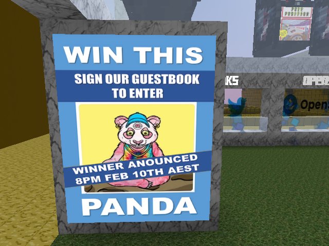 Sign our guestbook for a chance to WIN a FREE Hippie Pandas NFT.