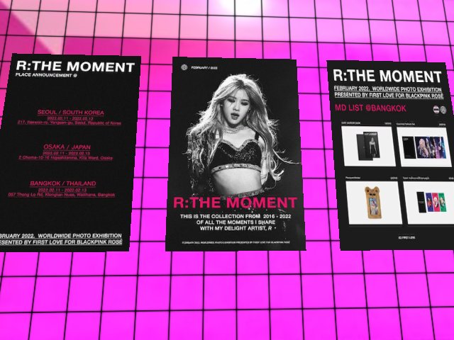 R: THE MOMENT
ENTRANCE
