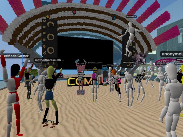 A womp from MARN in the Metaverse Cafe