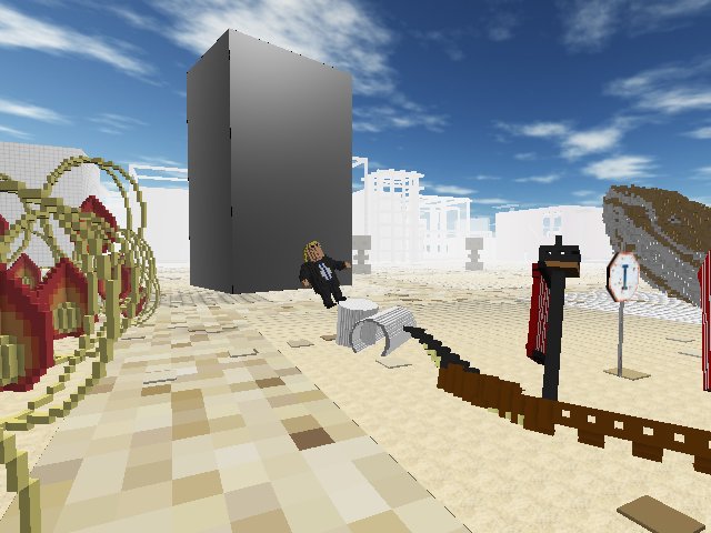 THIS PLEASES THE ETH-MAN / #BURNINGVOXELS / #BLACKVOXDESERT