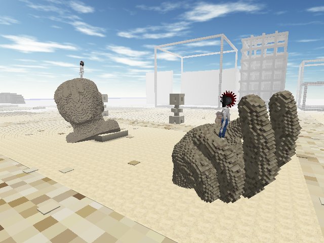@cryptowoman I added some voxels so I can stand on your work! It's great! @artofrjm / #BURNINGVOXELS / #BURNINGVOXCITY
