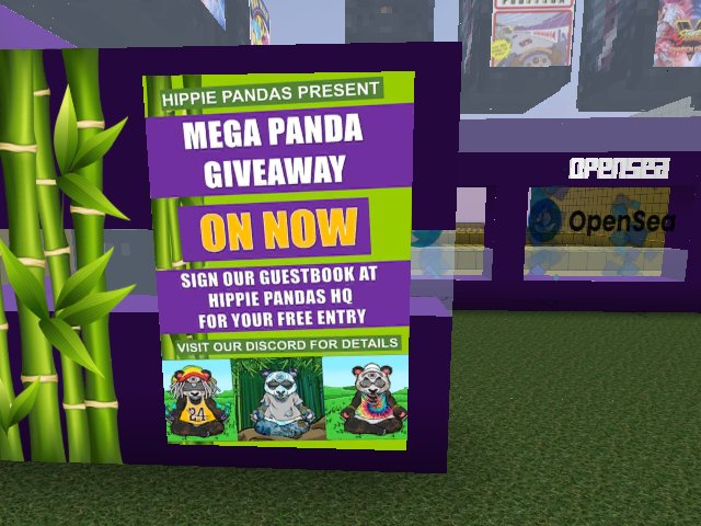 HIPPIE PANDA GIVEAWAY NOW ON - Sign our guestbook for your free entry. Visit Hippie Pandas HQ to enter.