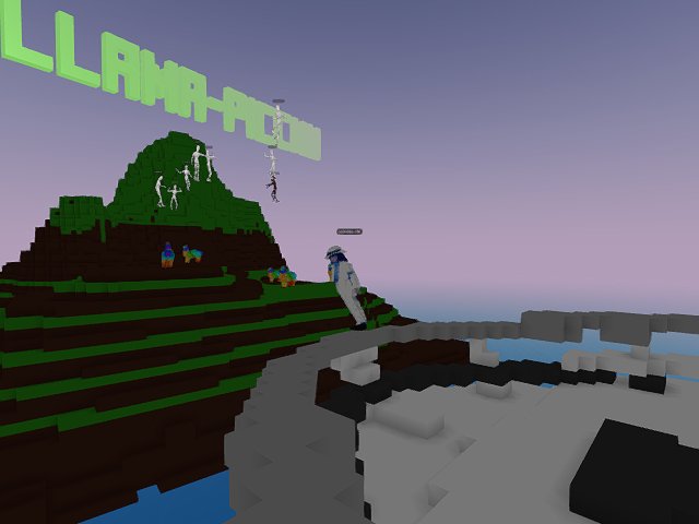 I'm king of the world hee hee
