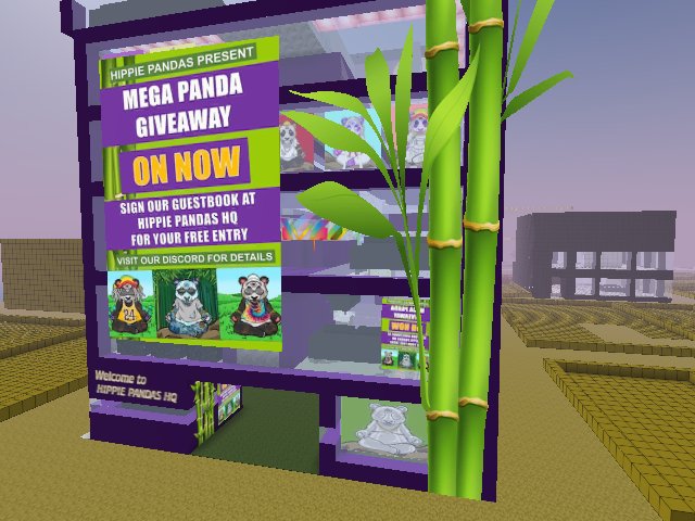 MEGA PANDA GIVEAWAY NOW ON - Sign our Guestbook to enter :)