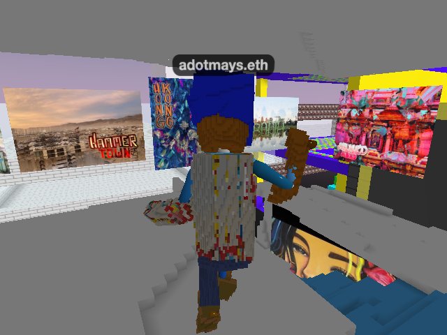 floating on the aura glitch level LoveRēbel gallery