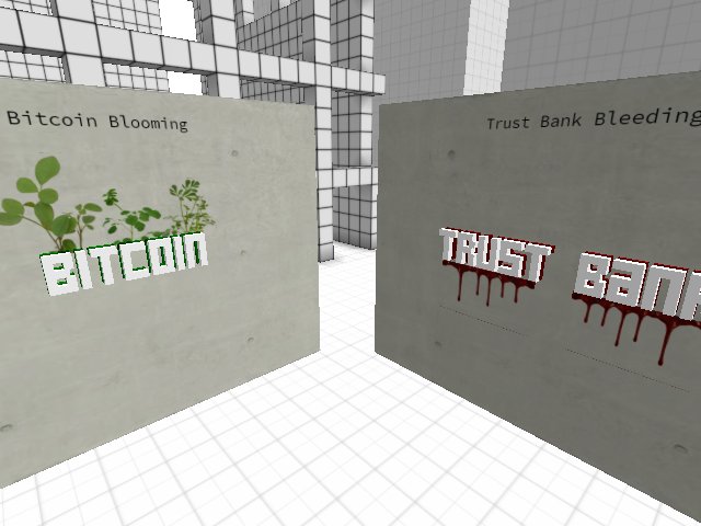 Bitcoin Blooming - Trust Bank Bleeding