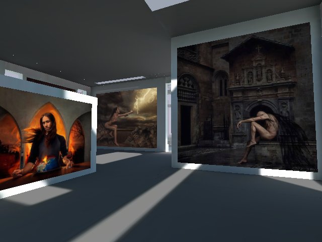 Just me & the art! the way it should be :)