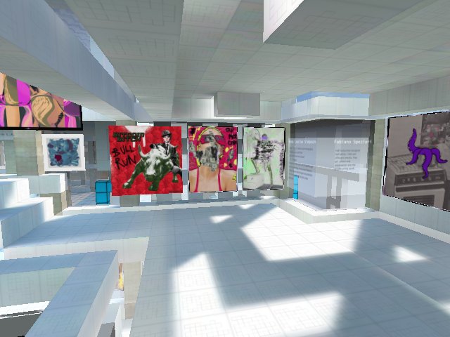 @robnessofficial @missalsimpson @fabianospeziari at #MoCAmuseum, with new #lightmapping and interior lighting
