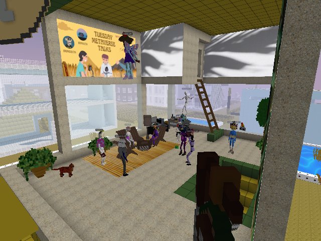 Rocking on Fauna - play, talk and listen - Twitter spaces "Tuesday Metaverse Talks" ...