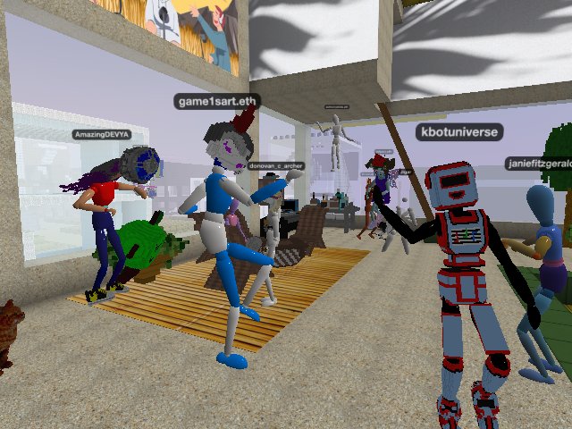 Hanging out talking about all things Cryptovoxels! Come join us!