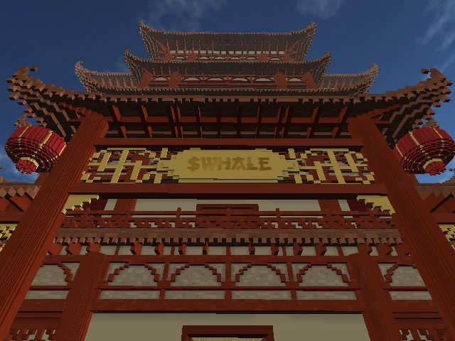 $Whale Pagoda - Built by VoxelArchitects