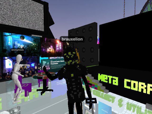 enjoying good musix at meta corral