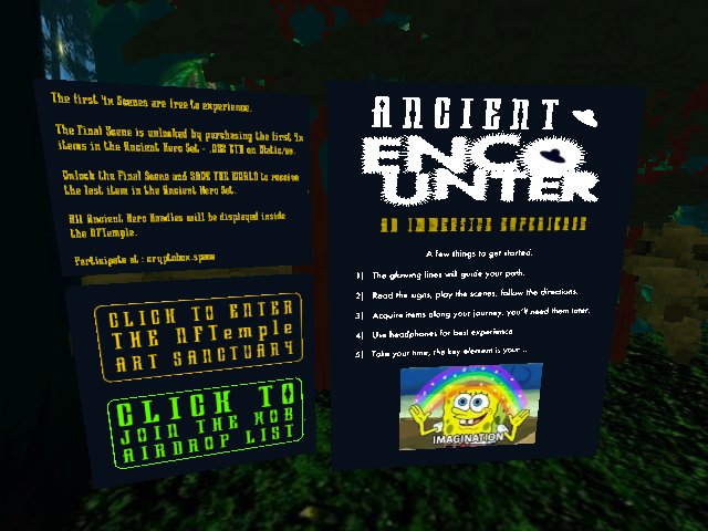 Come Experience the Ancient Encounter!!!