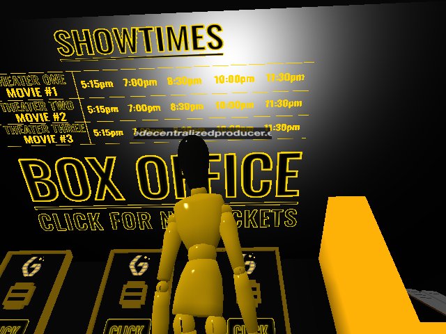 Just casually  waiting for a movie premier in the metaverse 

#GWCinemas