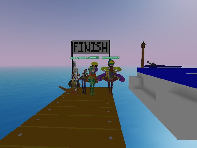 The GREAT OSTRICH RACE at LEP Empire