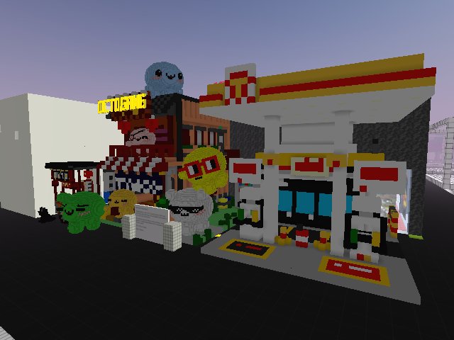 Gas too Expensive? Say no more gang! Octogang is here and we just build gas station for CV, Unlimited free gas for the residents! -

 Tq  @mangicrypto for the sandbox space.