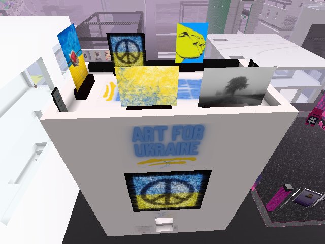 Just a NEW Gallery with art supporting Ukraine - take a look and contribute! Sign the book to receive an Ukraine medallion.