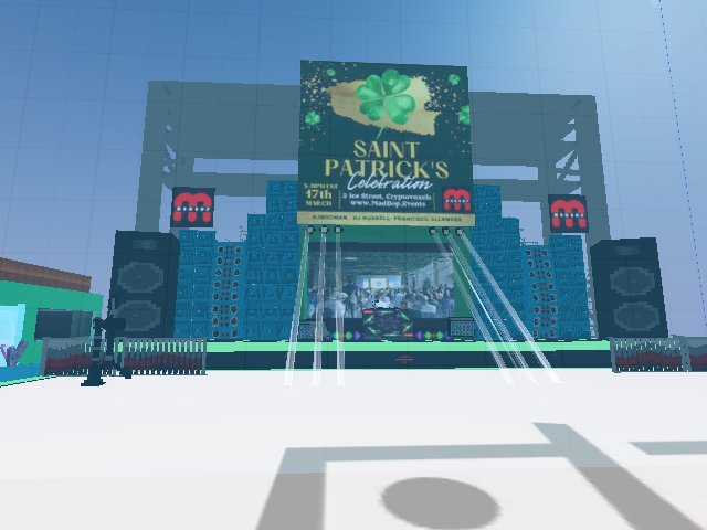 Join us tomorrow for one of the biggest St. Patricks Day Party in the Metaverse from 5-9 EST